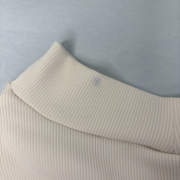GUESS Lola Cutout Mock Turtleneck 3/4 Sleeve Cream White NWT XL $49 Retail - Picture 9 of 9